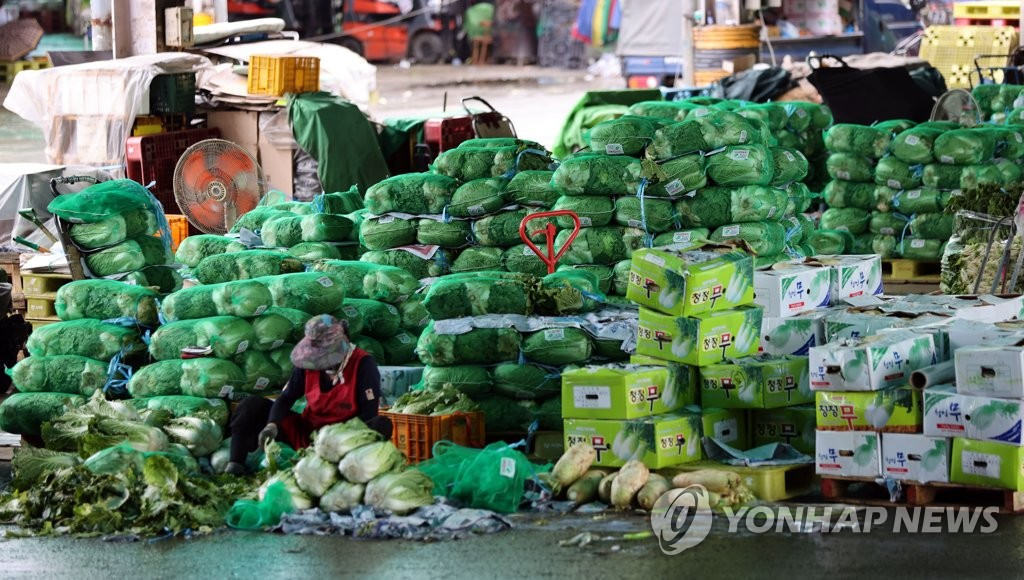 韩国：梅雨季延长致时蔬价格上涨