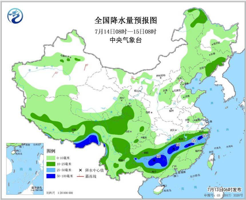 南方大部周末“泡汤” 浙赣湘桂雨势较强