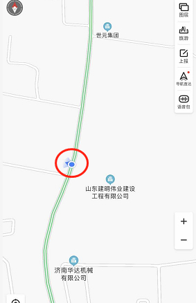 【啄木鸟在行动】章丘区山东建明伟业附近渣土裸露 易产生扬尘