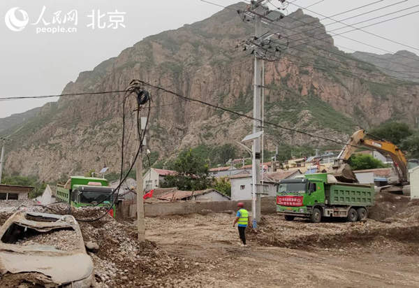 北京门头沟两深山村镇完成清淤 灾后恢复重建加快推进