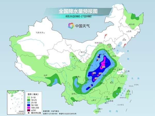 华西至黄淮强降雨持续 雨水添凉北方气温转为偏低