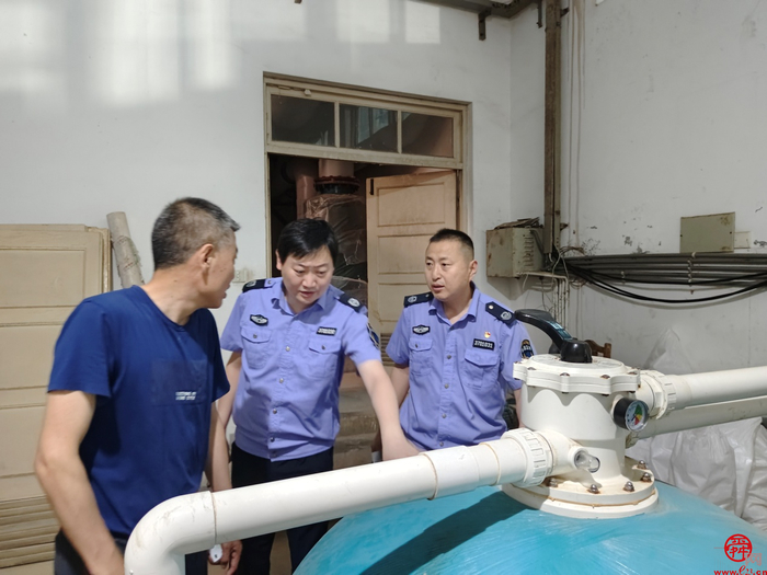 济南市水政监察支队开展节水检查行动
