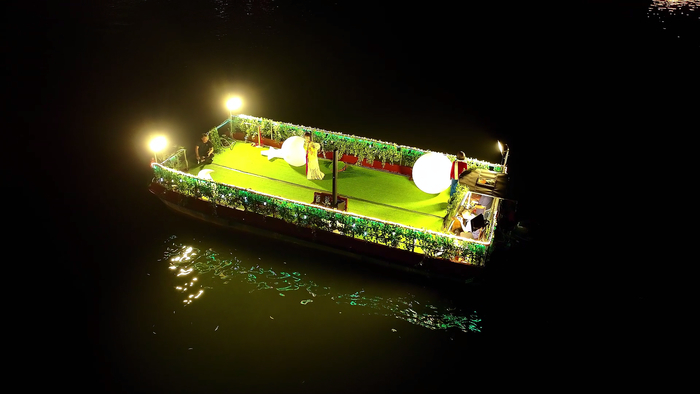 画舫游船湖景演艺首次亮相大明湖