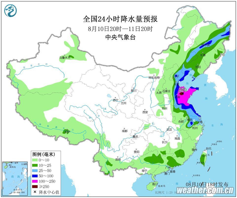 “利奇马”影响强势 济南今夜至明天局部地区或有特大暴雨