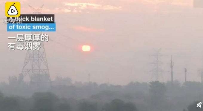 花钱买空气？因空气污染，印度人花钱去氧吧呼吸：15分钟约49元