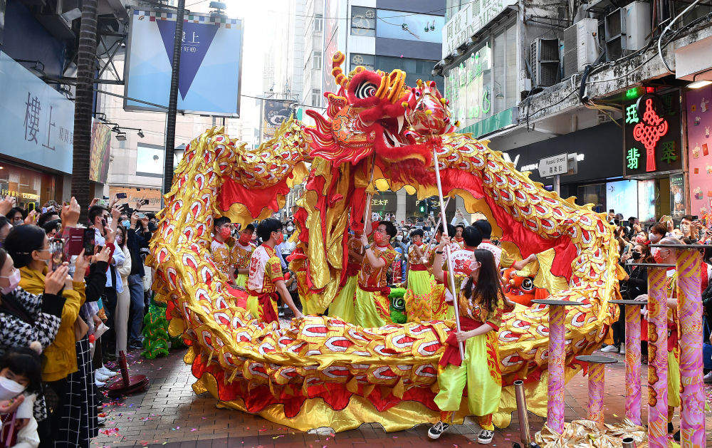 香港：喜庆气氛迎新春