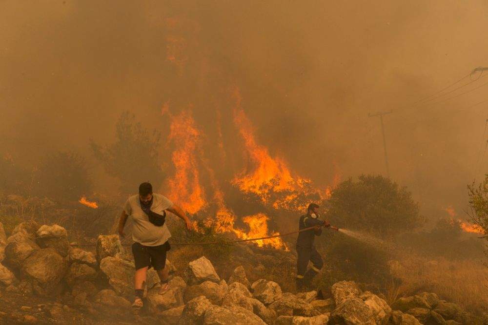 今夏欧洲最致命野火在希腊已连烧十天