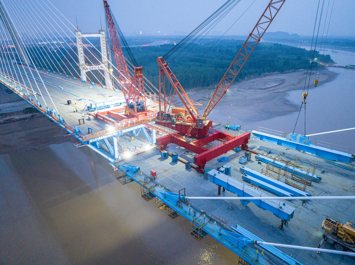 提前6个月！济南黄河公路大桥顺利实现合龙