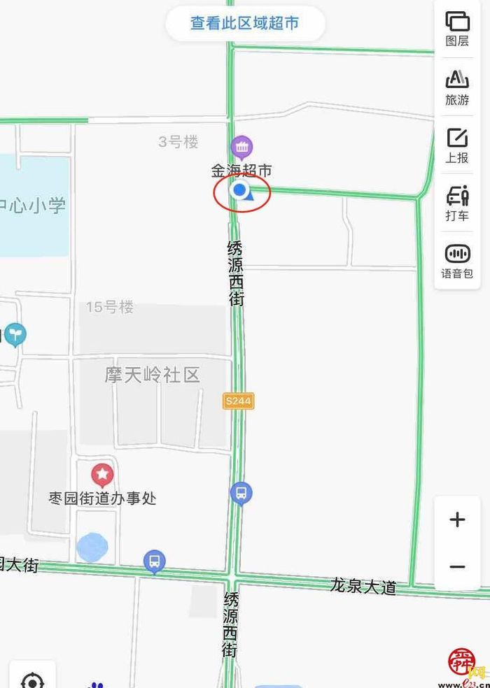 【啄木鸟在行动】章丘区绣源西街金海超市附近渣土裸露