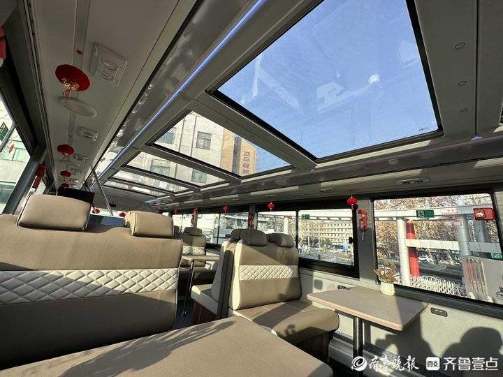 全景天窗、梦幻视角,济南双层全景观光巴士将于近期投入运行
