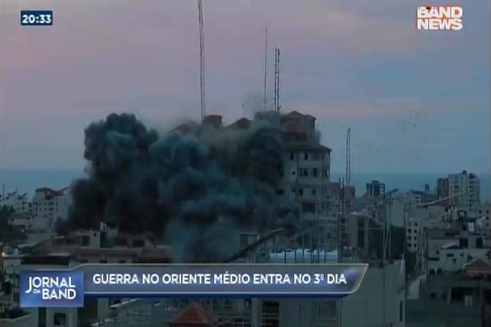 大事看总台！总台记者直击巴以冲突现场