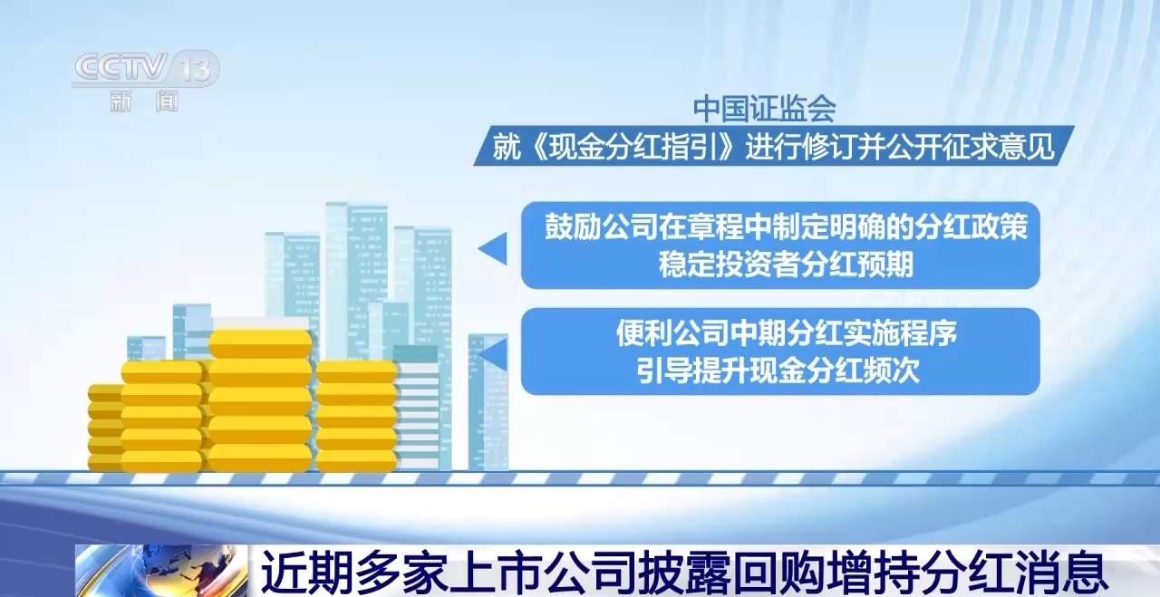 回购+增持+分红!近期多家上市公司披露消息