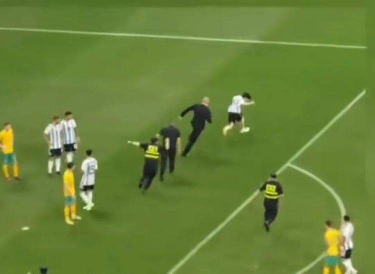 拥抱梅西球迷致歉，相关方否认安保不到位