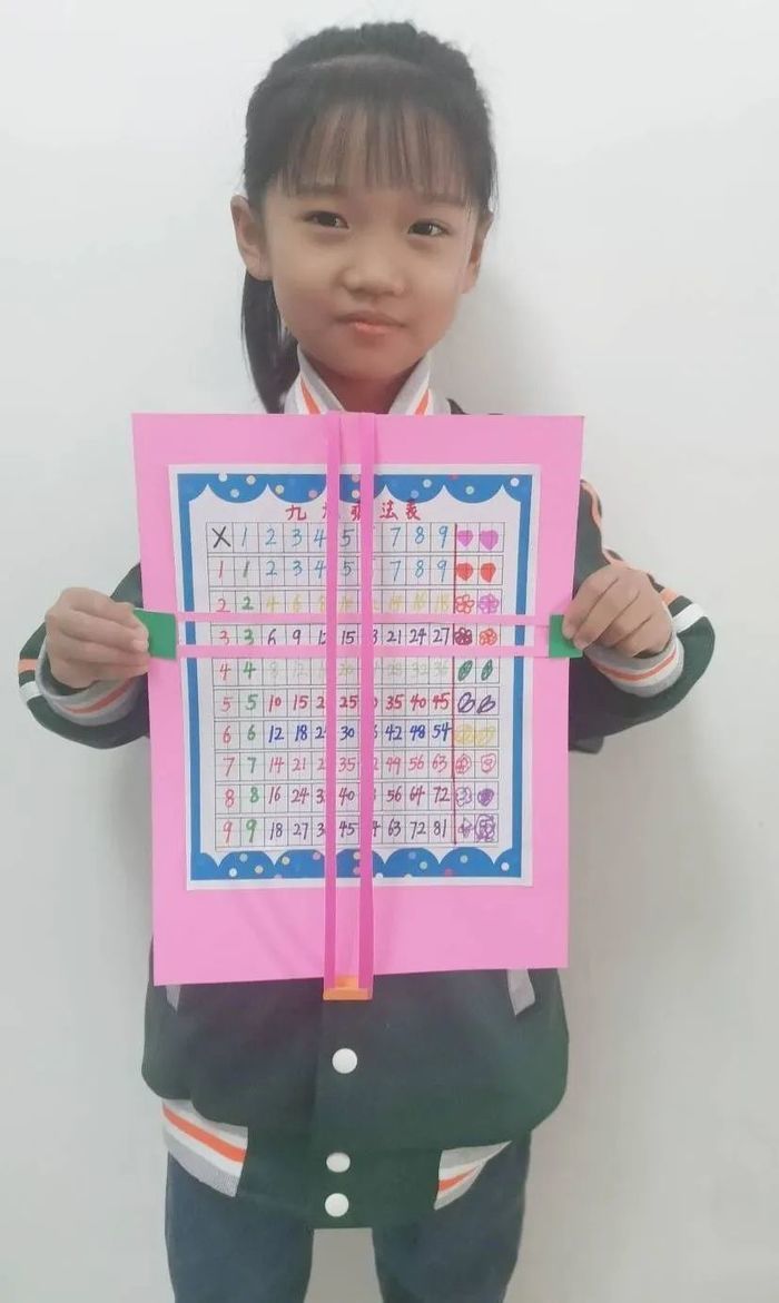 玩转乘法口诀！商河县第五实验小学孩子们的数学作业创意十足