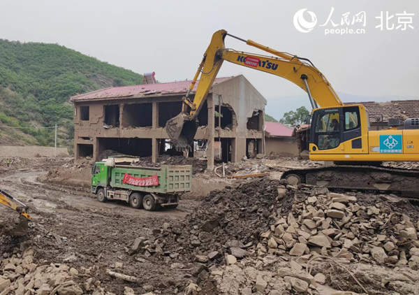 北京门头沟两深山村镇完成清淤 灾后恢复重建加快推进 