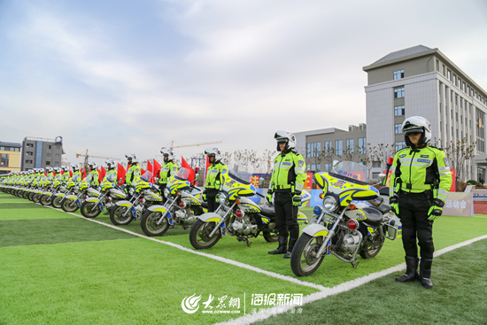 这就是山东丨全警实战大练兵 日照1200名民警展飒爽英姿