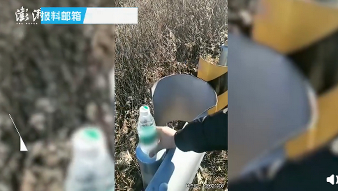 哦，我该结冰了！矿泉水在东北室外一撞就结冰，神奇现象引网友热议