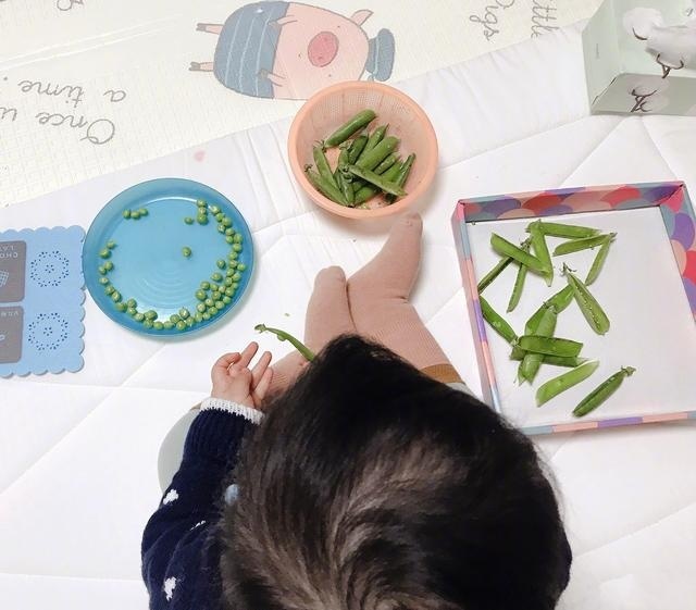 朱丹晒女儿背影照 侧颜呆萌可爱 菜地拔萝卜画风可爱
