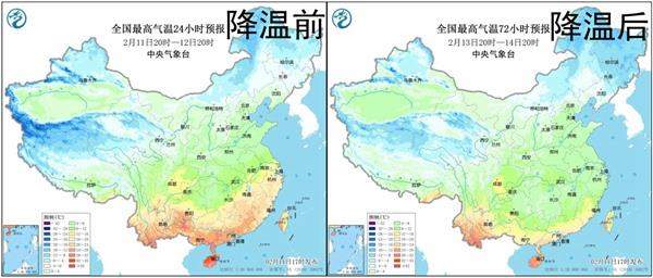 冷空气将贯穿中东部直抵华南 多地连夜换季降温超15℃！