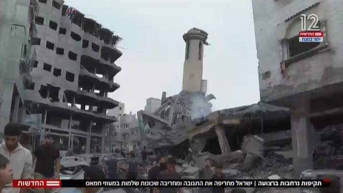 大事看总台！总台记者直击巴以冲突现场