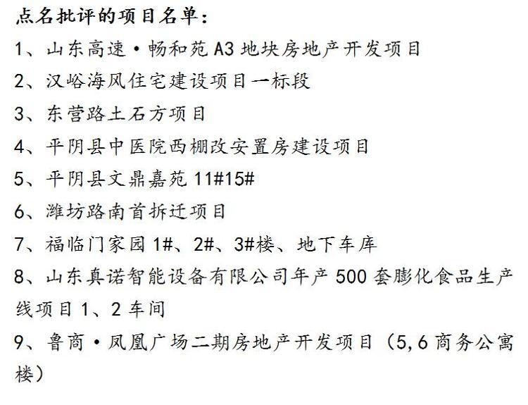 扬尘治理差!中粮济南大悦城、鲁能领秀城等被通报批评