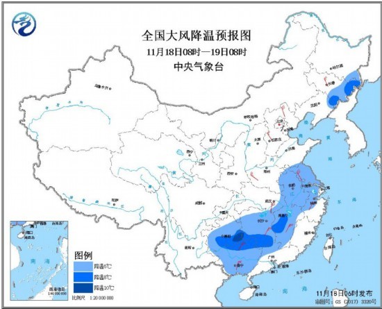 山东继续发布寒潮黄色预警 明天早晨最低气温-4℃