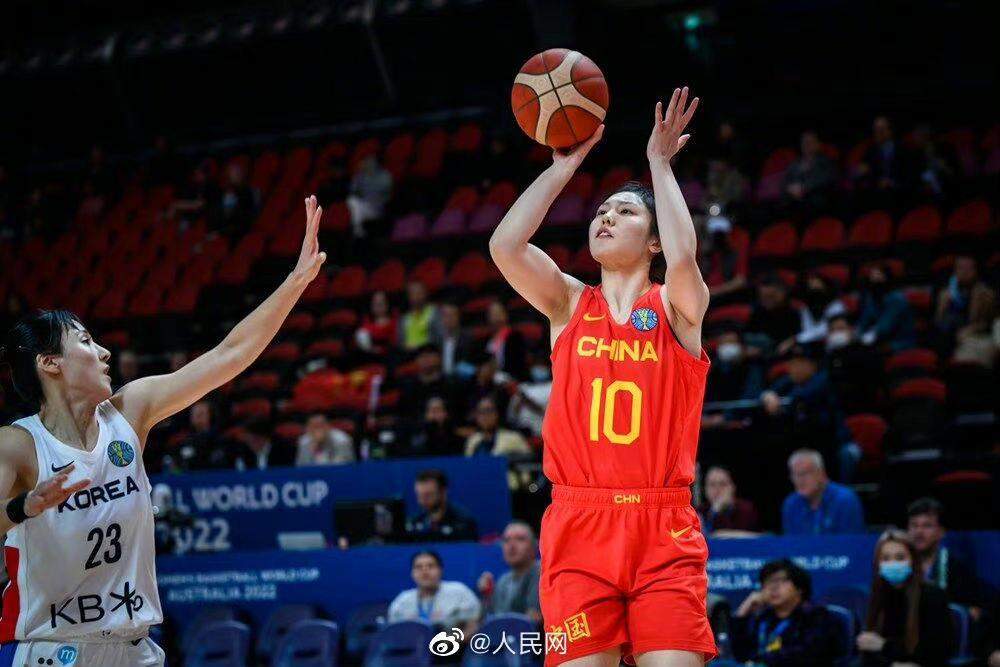 中国女篮大胜韩国队63分获世界杯开门红