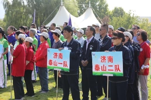 济南市首届高智尔球邀请赛开赛 淄博云鸟快运队夺冠