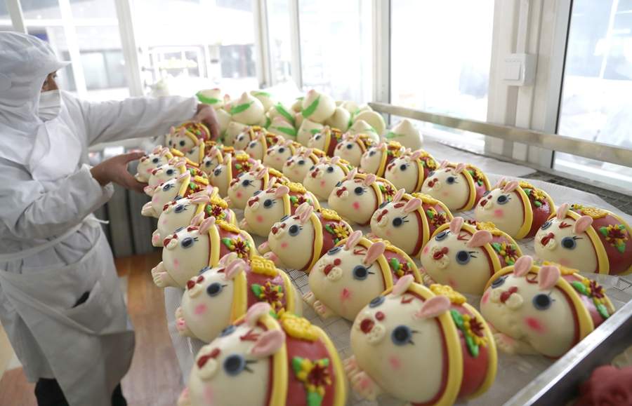 山东泰安：喜馍飘香年味浓