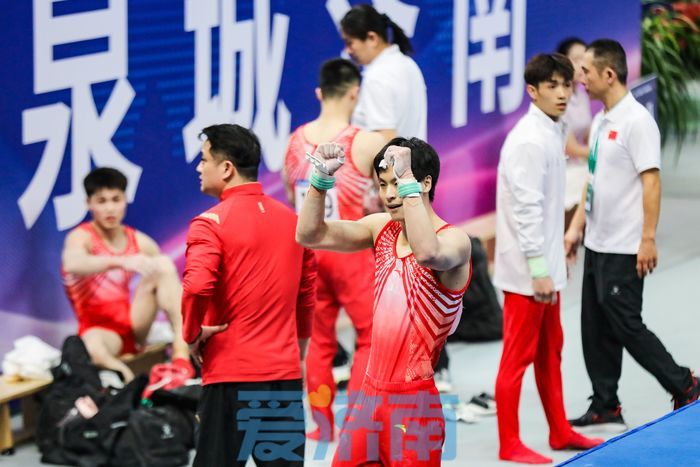 山东体操队进入2023全国体操锦标赛男子团体决赛