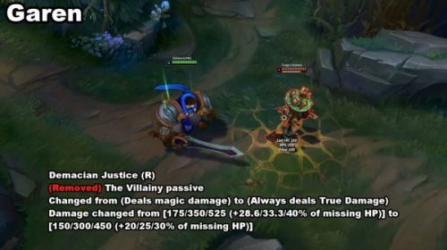 《LOL》盖伦重做 油管爆料最新技能