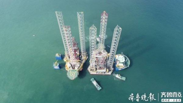 近7100海里！烟台两座钻井平台启航前往墨西哥湾