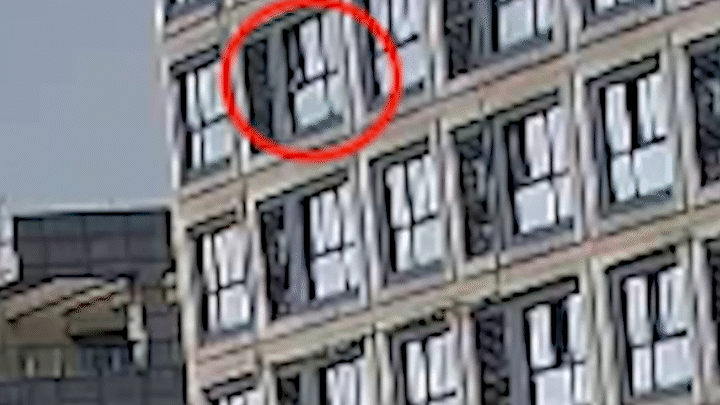 女童从6楼坠落，他们接住了！