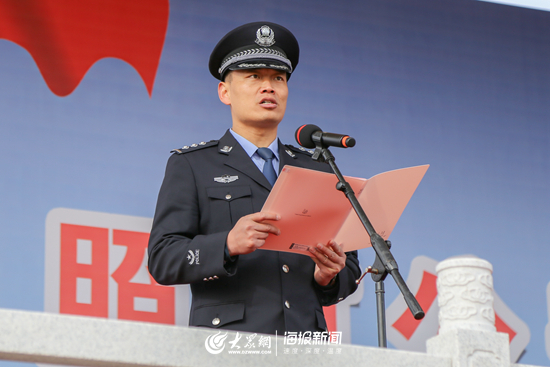 这就是山东丨全警实战大练兵 日照1200名民警展飒爽英姿