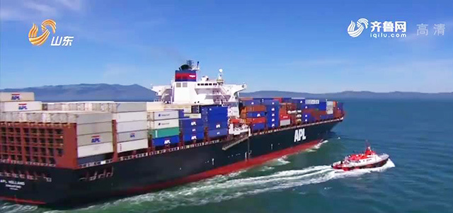 山东港口融合再进一步 威海至青岛中创集装箱内支线首航