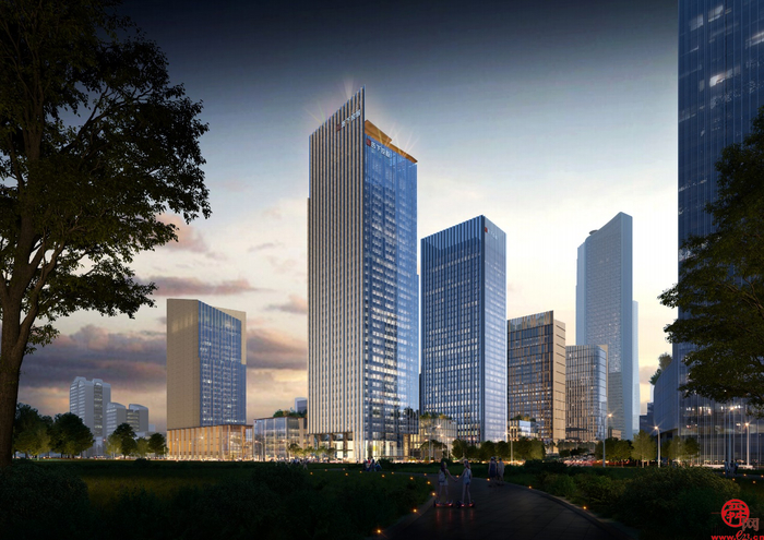 济南国际金融城超高层双塔“冲出地平线”