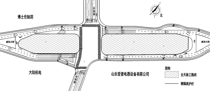 济南地铁6号线工业园站9月8日起围挡施工