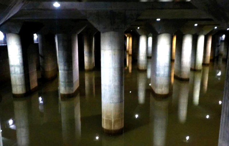 时隔4年 排洪“地下神殿”再次满负荷运转 负责人“胆战心惊”