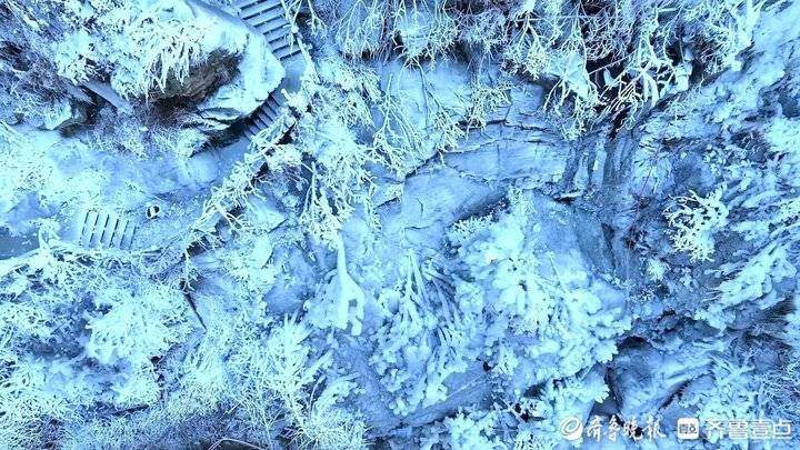 济南南部山区再现梦幻冰瀑大世界，美如龙宫般绚烂