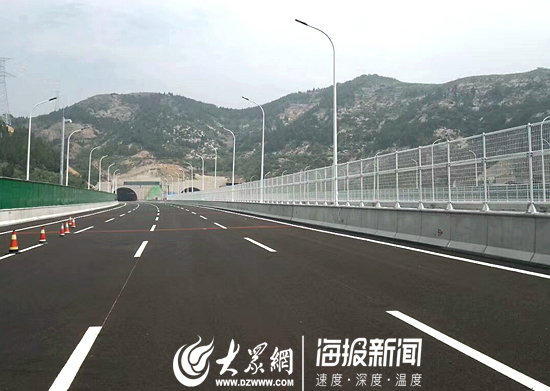 滨莱高速改扩建项目正式试通行 双向8车道大幅提升通行效率