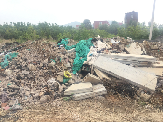 【啄木鸟在行动】凤鸣路与旅游路交汇处南300米东西两侧渣土无覆盖