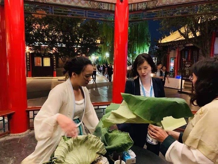 汉字记忆空间用创意“闪耀”国际泉水文化景观城市联盟会议