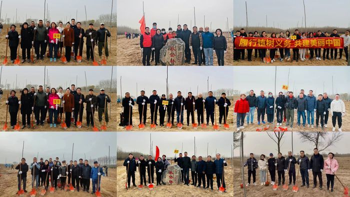 天桥区政协组织开展“政协林”植树活动
