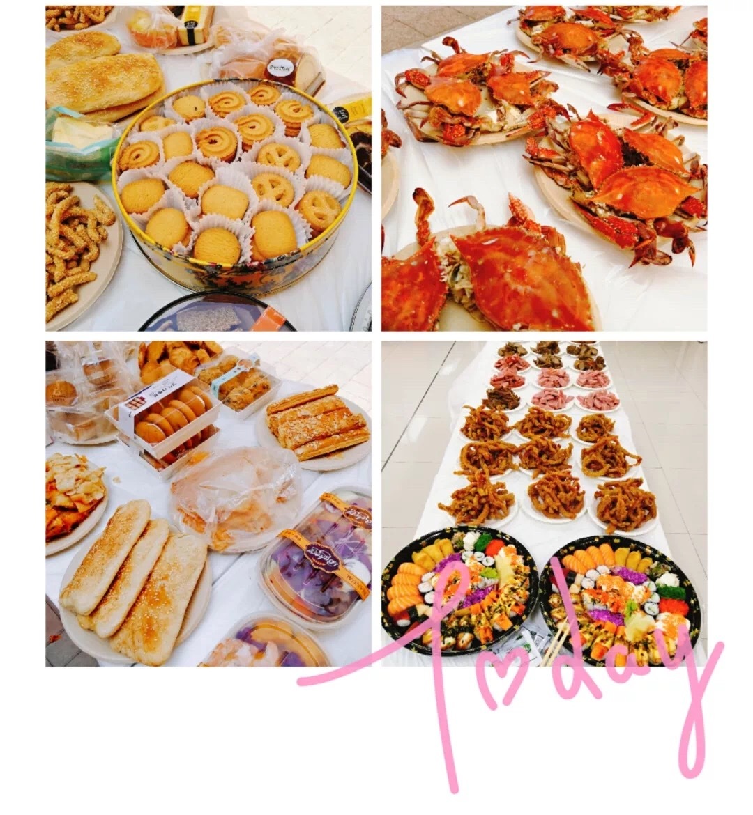 蛋糕、披薩、大螃蟹......這所學校新生報到“吃吃吃”引關注！