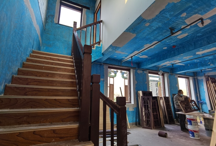 百花洲片区仿古建筑修缮将现新貌