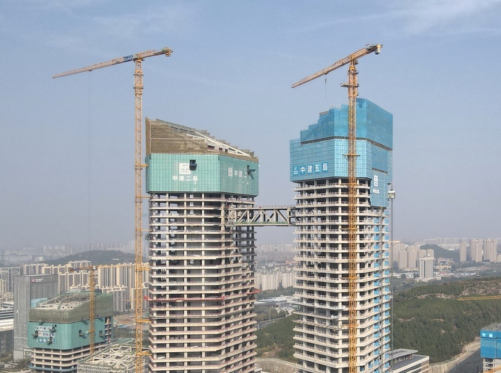 济南最高“空中连廊”动工开建