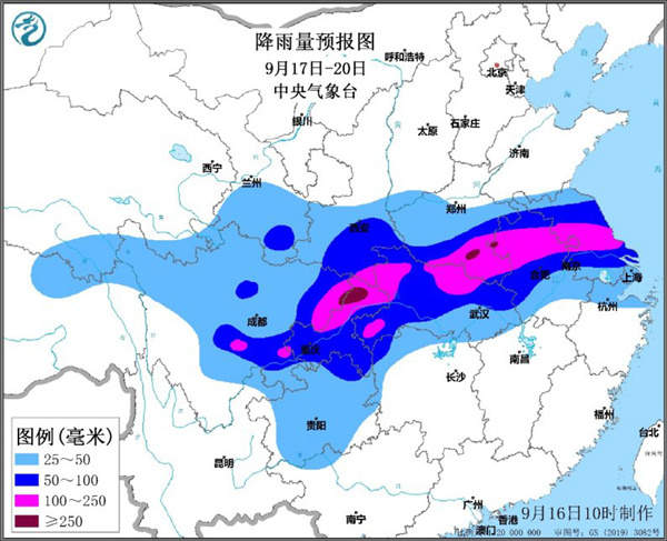 大范围强降雨将上线：7省市部分地区有暴雨大暴雨