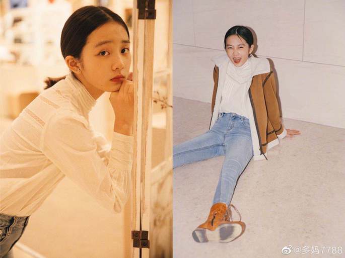 孙莉|孙莉晒女儿近照 14岁黄多多“暴风成熟”翻版自己