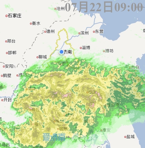 南部降雨已至！今日济南全市小到中雨 局地有暴雨