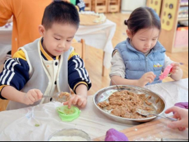 包水饺、作冰花......济南市中区福景幼儿园沉浸式体验过冬至